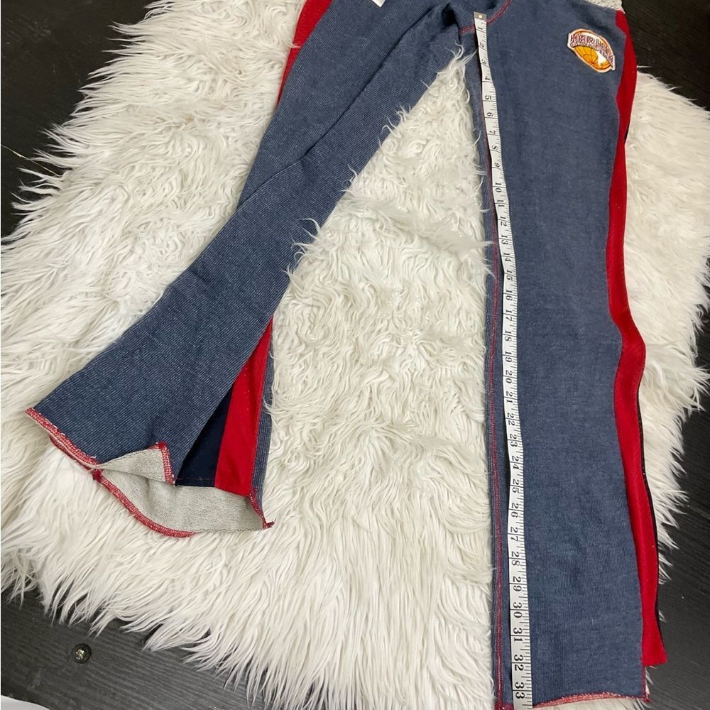 Harlem Globetrotters Blue Red Lace Waist Jersey Pants Joggers Size M - Picture 8 of 10